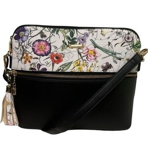Elim & Paul black and floral bag